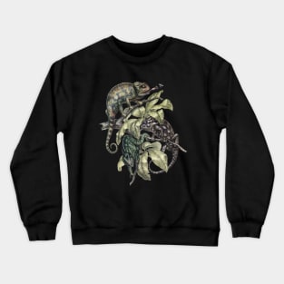 Three Vintage Chameleons Crewneck Sweatshirt